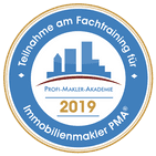 Leo Riske Immobilien in Bad Lippspringe, Emblem 2019 PMA Fachtraining für Immobilienmakler